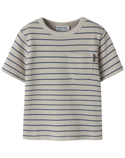 Name It - NMMHakan Strick-T-Shirt - Chateau Gray